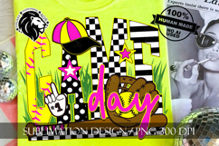 Pink Game Day Softball Sublimation PNG Product Image 6
