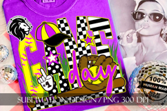 Purple Game Day Softball Sublimation PNG Product Image 1