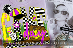 Purple Game Day Softball Sublimation PNG Product Image 6