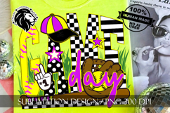 Purple Game Day Softball Sublimation PNG Product Image 2
