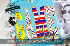 Patriotic Softball Game Day Sublimation PNG Product Image 2