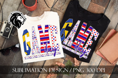 Patriotic Volleyball Game Day Sublimation PNG Product Image 5