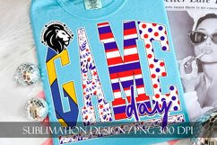 Patriotic Volleyball Game Day Sublimation PNG Product Image 2