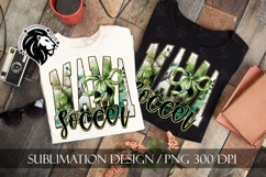 Soccer Mama Sublimation PNG, Coquette, Watercolor, Gold Product Image 6