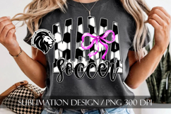 Soccer Mama Sublimation PNG, Fucsia, Pink Coquette Product Image 2