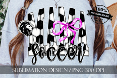 Soccer Mama Sublimation PNG, Fucsia, Pink Coquette Product Image 3