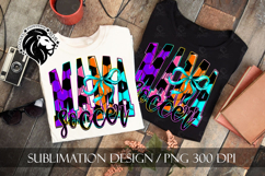 Coquette Neon Soccer Mama Sublimation PNG Product Image 3