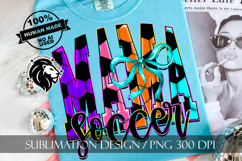 Coquette Neon Soccer Mama Sublimation PNG Product Image 7