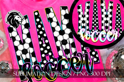 Soccer Mama Sublimation PNG, Colorful, Polka Dots Product Image 2