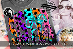 Coquette Neon Soccer Sister Sublimation PNG Product Image 8