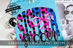 Blue Pink Coquette Sister Sublimation PNG Product Image 4