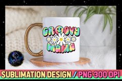 Groovy Mama Sublimation Design PNG Product Image 2