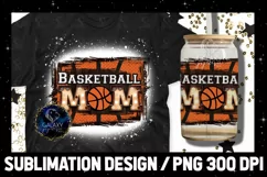Basketball Mom Sublimation Design PNG File Product Image 2