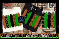 Football Brush Strokes Sublimation Design PNG File Product Image 1