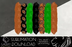 Football Brush Strokes Sublimation Design PNG File Product Image 2