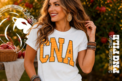 Fall Gingham Leopard CNA, DTF Design Product Image 3