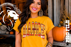 Fall Gingham Wood Dance, DTF Design, PNG Product Image 2