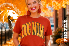 Fall Gingham Leopard Dog Mom, DTF Design, PNG Product Image 2