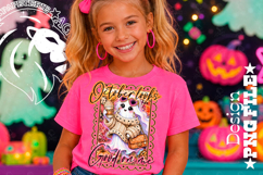 October looks Good on me Ghost Halloween Tshirt Design PNG Product Image 4