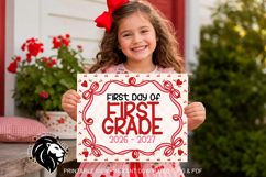 Cherry First day of First Grade School Sign JPG PDF Product Image 4