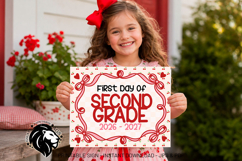 Cherry First day of Second Grade School Sign JPG PDF Product Image 2