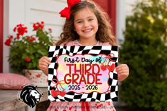 Cherry First day of Third Grade School Sign JPG PDF Product Image 4
