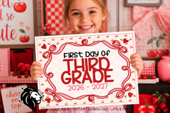 Cherry First day of Third Grade School Sign JPG PDF Product Image 5