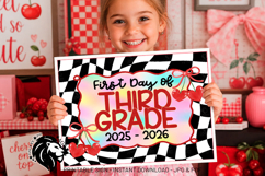 Cherry First day of Third Grade School Sign JPG PDF Product Image 6