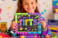 Colorful First day of Fifth Grade School Sign JPG PDF Product Image 4