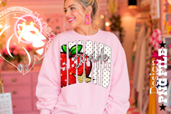 Polka Dots Coquette Second Grade, Teacher DTF Design, PNG Product Image 2