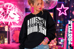 Coquette Polka Dots Basketball Design PNG, Black White Product Image 3
