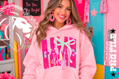 Any Sport Game Day Sublimation PNG, Polka Dots Hot Pink Product Image 2