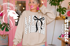 Coquette Polka Dots Mama, Mom, DTF Design, PNG Product Image 3