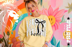 Coquette Polka Dots Motherhood, DTF Design, PNG Product Image 2