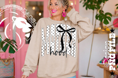 Coquette Polka Dots Motherhood, DTF Design, PNG Product Image 1