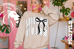 Polka Dots Coquette Nurse, DTF Design, PNG Product Image 3