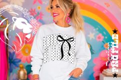 Polka Dots Coquette Nurse, DTF Design, PNG Product Image 4