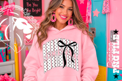 Polka Dots Coquette Secretary, DTF Design, PNG Product Image 3