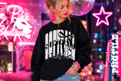 Coquette Polka Dots Softball Mama Design PNG, Black White Product Image 3