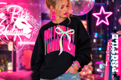 Coquette Polka Dots Volleyball Design PNG, Hot Pink Product Image 2
