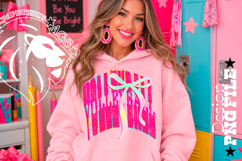 Coquette Polka Dots Volleyball Design PNG, Hot Pink Product Image 1