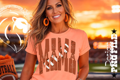 Football Mama Design PNG, Ball Design Product Image 1