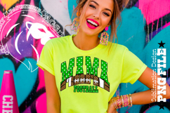 Green Fotball Mama Sublimation PNG Stars Product Image 2