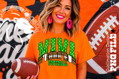 Green Fotball Mama Sublimation PNG Stars Product Image 3