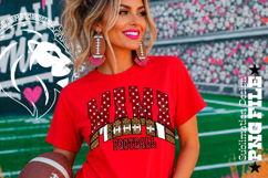 Maroon Fotball Mama Sublimation PNG Stars Product Image 4