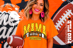 Yellow Fotball Mama Sublimation PNG Stars Product Image 3