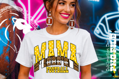 Yellow Fotball Mama Sublimation PNG Stars Product Image 5