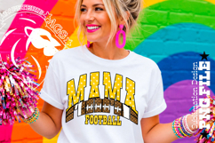 Yellow Fotball Mama Sublimation PNG Stars Product Image 2
