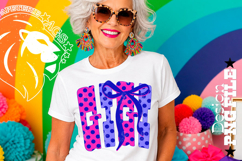 Polka Dots Coquette Gigi DTF Design, PNG Product Image 1