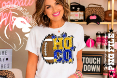Hoco Football Sublimation PNG, Blue Yellow Lines Stripped Product Image 3